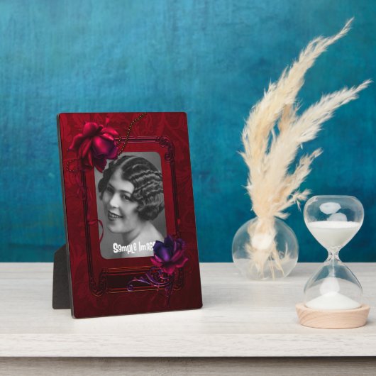 Photo Plaque de cadre d'art gothique violet (Côté)
