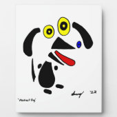 Photo Plaque de chien Abstraite (Devant)