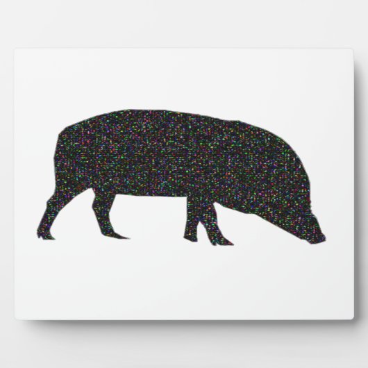 Photo Plaque de cochon mousseux (Devant)