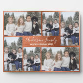 Photo Plaque de collage à six images en bronze (Devant)