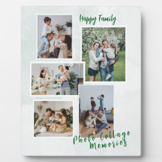 Photo Plaque de collage de photos de famille personnalis