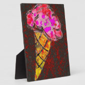 Photo Plaque de cône de glace (Côté)