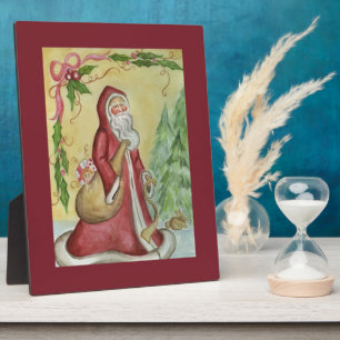 Photo Plaque de décoration d'art du Père Noël