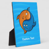 Photo Plaque de dessin de poisson Yin Yang (Côté)