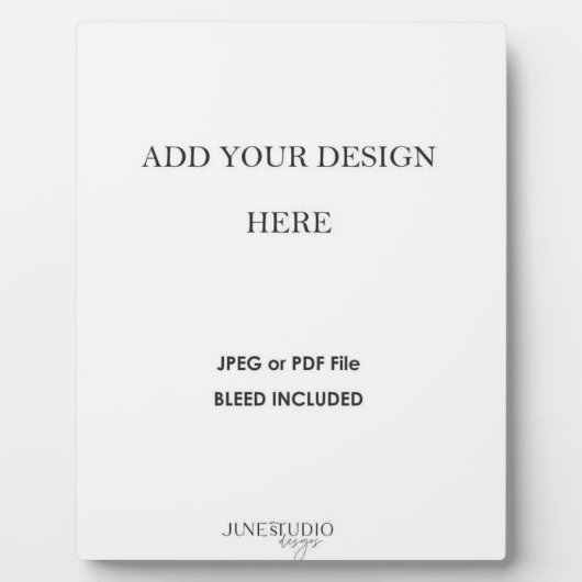 Photo Plaque de dessus de table de 8 x 10 po avec impres (Devant)