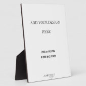 Photo Plaque de dessus de table de 8 x 10 po avec impres (Côté)