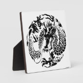 Photo Plaque de dragon noir (Recto)