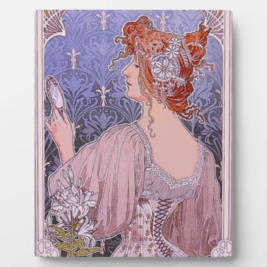 Photo Plaque de femme cordée (Devant)