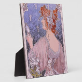 Photo Plaque de femme cordée (Côté)