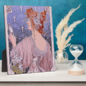 Photo Plaque de femme cordée (Côté)