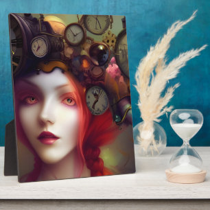 Photo Plaque de femme Steampunk
