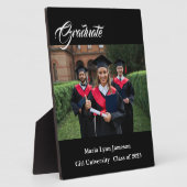 Photo Plaque de fin d'études (Côté)