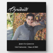 Photo Plaque de fin d'études (Devant)