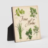 Photo Plaque de Fines Herbes (Recto)
