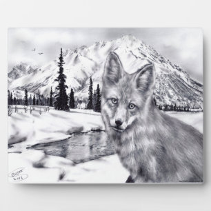 Photo Plaque de Fox et de Mountains