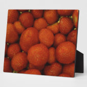 Photo Plaque de fraises juteuses (Côté)