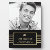 Photo Plaque de graduation de couleur de Casquette d'or (Devant)