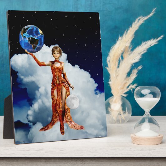 Photo Plaque de la déesse de l'univers (Côté)