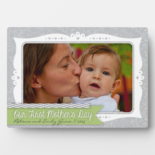 Photo Plaque de la première fête des mères (Devant)