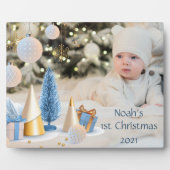 Photo Plaque de la première tablette de Noël pour bébé a (Devant)