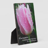 Photo Plaque de la table commémorative Tulip avec l'Ease (Côté)
