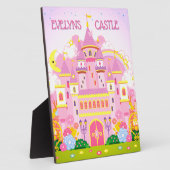 Photo Plaque de la table du décor du château Princess (Côté)