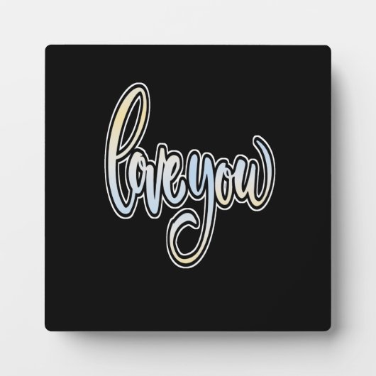 PHOTO PLAQUE DE L'AMOUR (Devant)