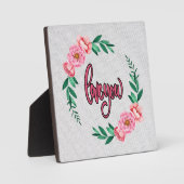 PHOTO PLAQUE DE L'AMOUR (Recto)