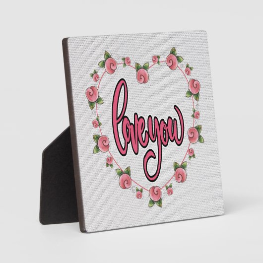 PHOTO PLAQUE DE L'AMOUR (Recto)