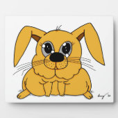 Photo Plaque de lapin gras mignonne (Devant)