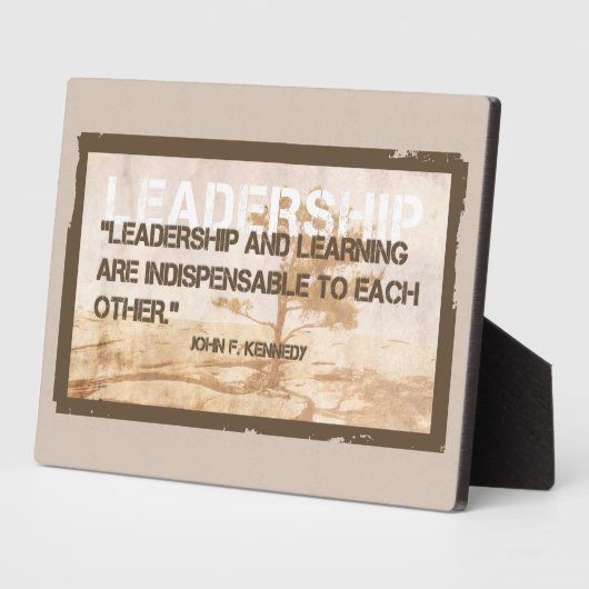 Photo Plaque de leadership (Côté)