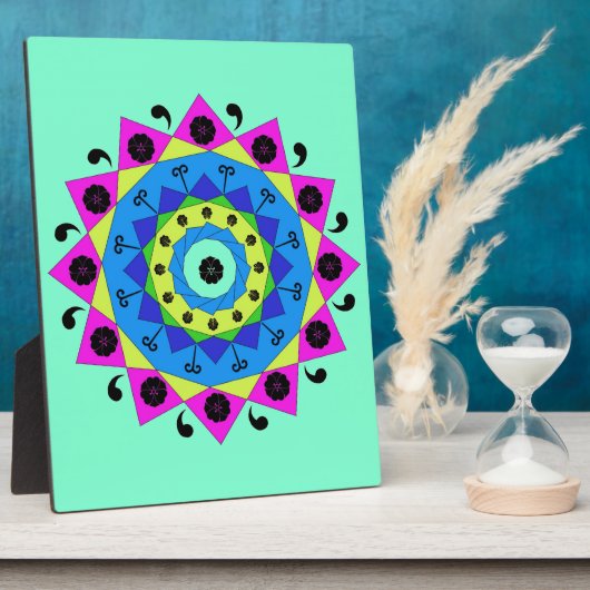 Photo Plaque de Mandala (Côté)