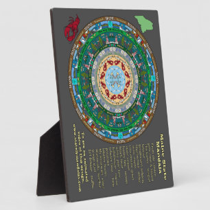 Photo Plaque de Mandala de l'État du Maine
