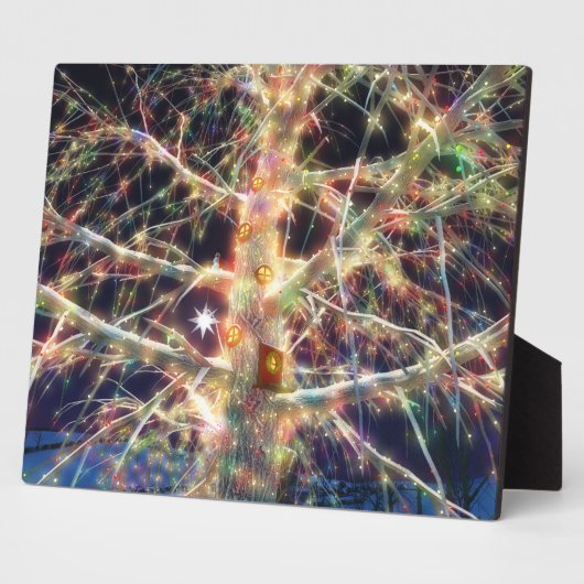 Photo Plaque de Noël Treehouse (Côté)