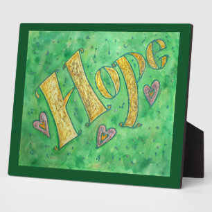 Photo Plaque de peinture de mots inspirants d'espoir