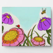 Photo Plaque de prairie de fleurs (Devant)