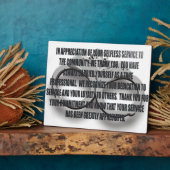 PHOTO PLAQUE DE RETRAITE DES OFFICIERS (Côté)