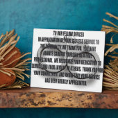 PHOTO PLAQUE DE RETRAITE DES OFFICIERS (Côté)