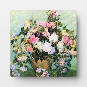 Photo Plaque de roses roses Van Gogh