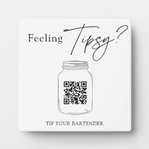 Photo Plaque de signalisation du code QR de Jar d'astuce