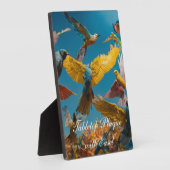 Photo Plaque de table avec chevalet (Côté)