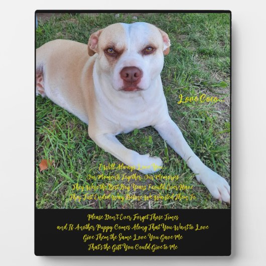 Photo Plaque de table avec chevalet (Devant)