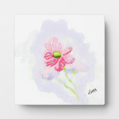 Photo Plaque de table avec chevalet : Iris en fleurs. (Devant)