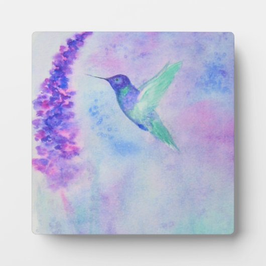 Photo Plaque de table avec colibri d'Aise (Devant)