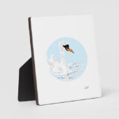 Photo Plaque de table avec cygne d'Easel (Recto)