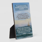 Photo Plaque de table avec Easel (Côté)
