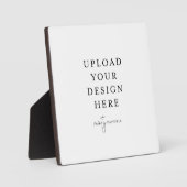 Photo Plaque de table avec Easel (Recto)