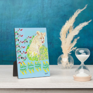 Photo Plaque de table avec Easel : Lion d'Afrique
