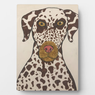 Photo Plaque de table avec image de Dalmatien