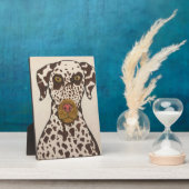 Photo Plaque de table avec image de Dalmatien (Côté)